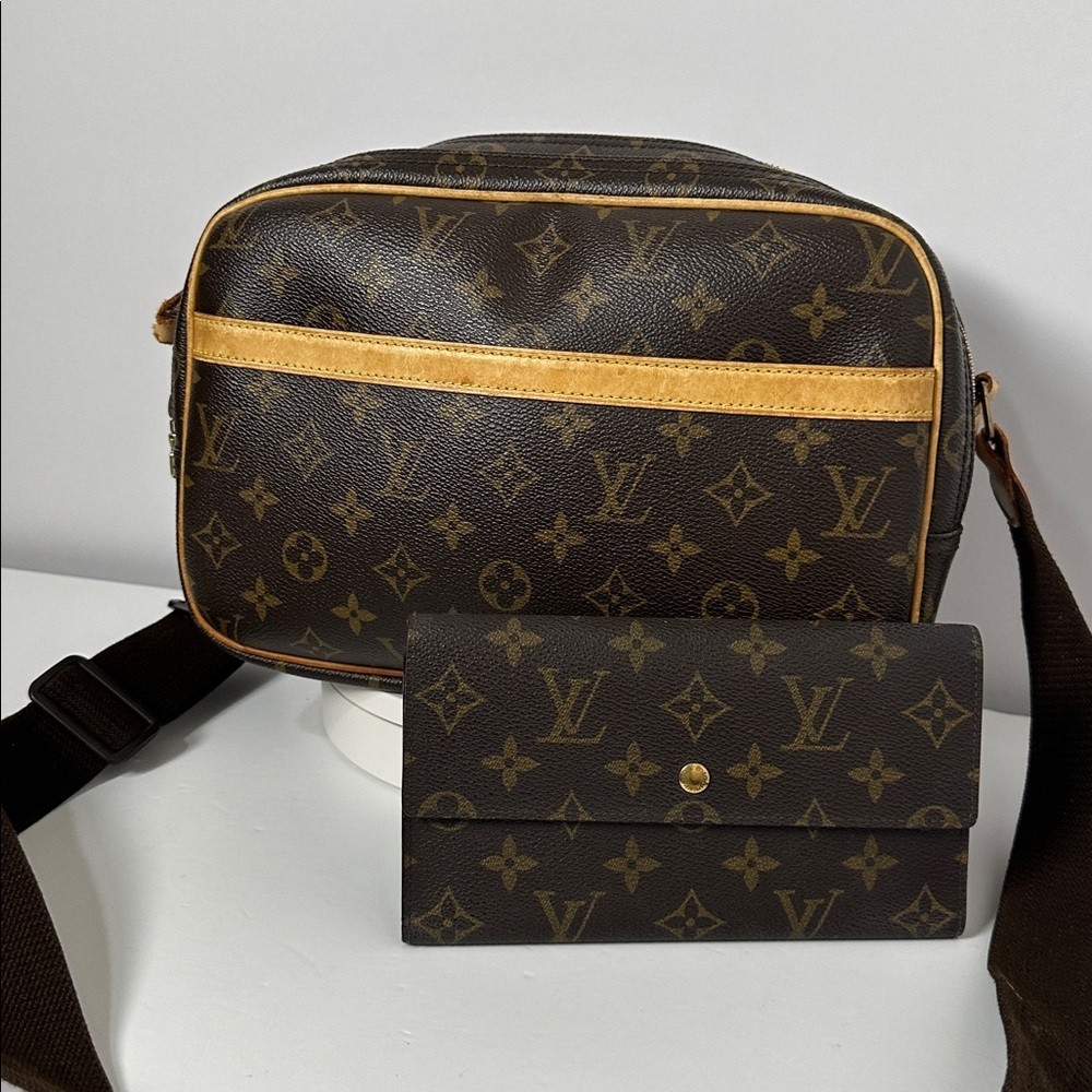 💯 Authentic Louis Vuitton Reporter  w/ Free LV Wallet🍀 - Picture 11 of 16